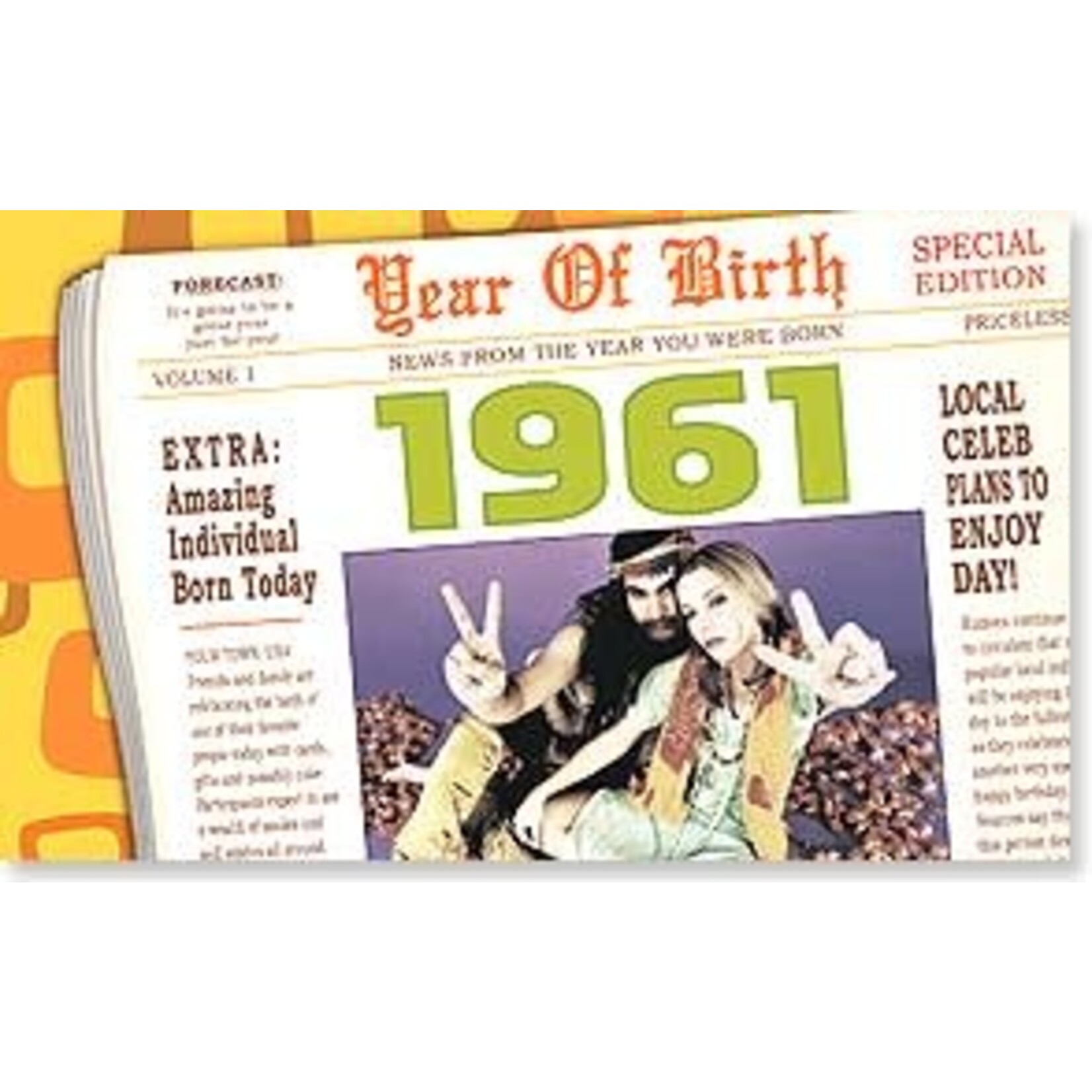 LEANIN TREE Year of Birth Cards 1961 [YOB42262]