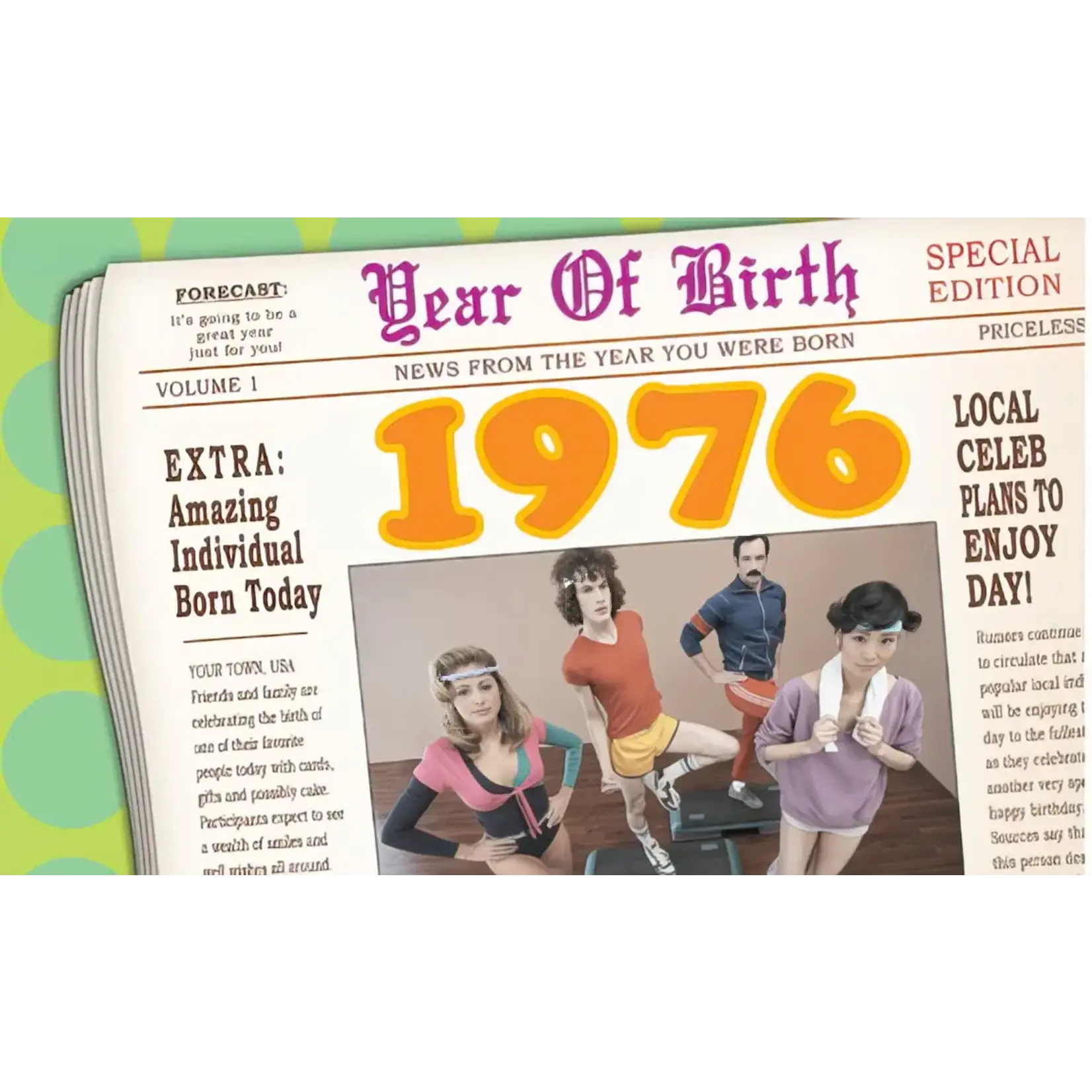 LEANIN TREE Year of Birth Cards 1976 [YOB42277]