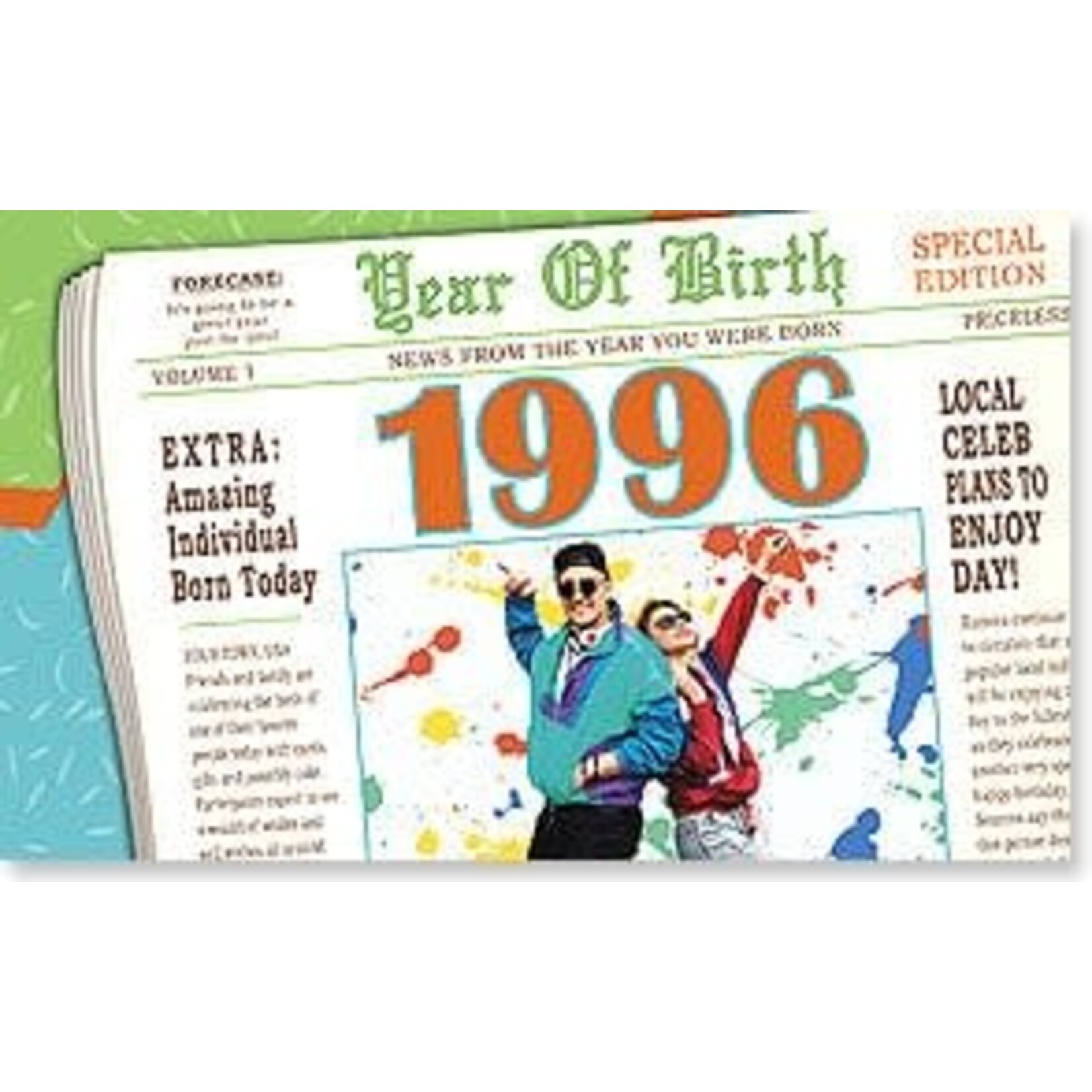 LEANIN TREE Year of Birth Cards 1996 [YOB42297]