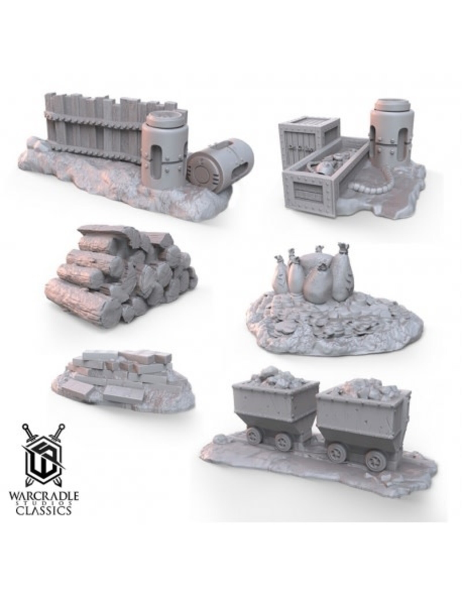 Warcradle Generic Barricade Terrain Set 2