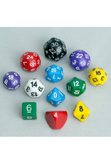 DGS Dice, Multi-Colored (12pcs)