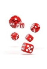 D6 12mm Speckled Red
