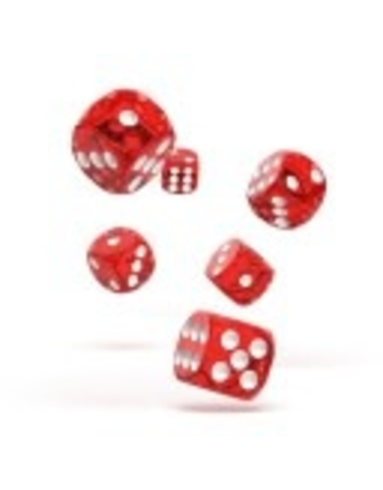 D6 12mm Speckled Red