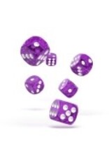 D6 Dice 12mm Translucent - Purple