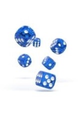 D6 12mm Speckled Light Blue