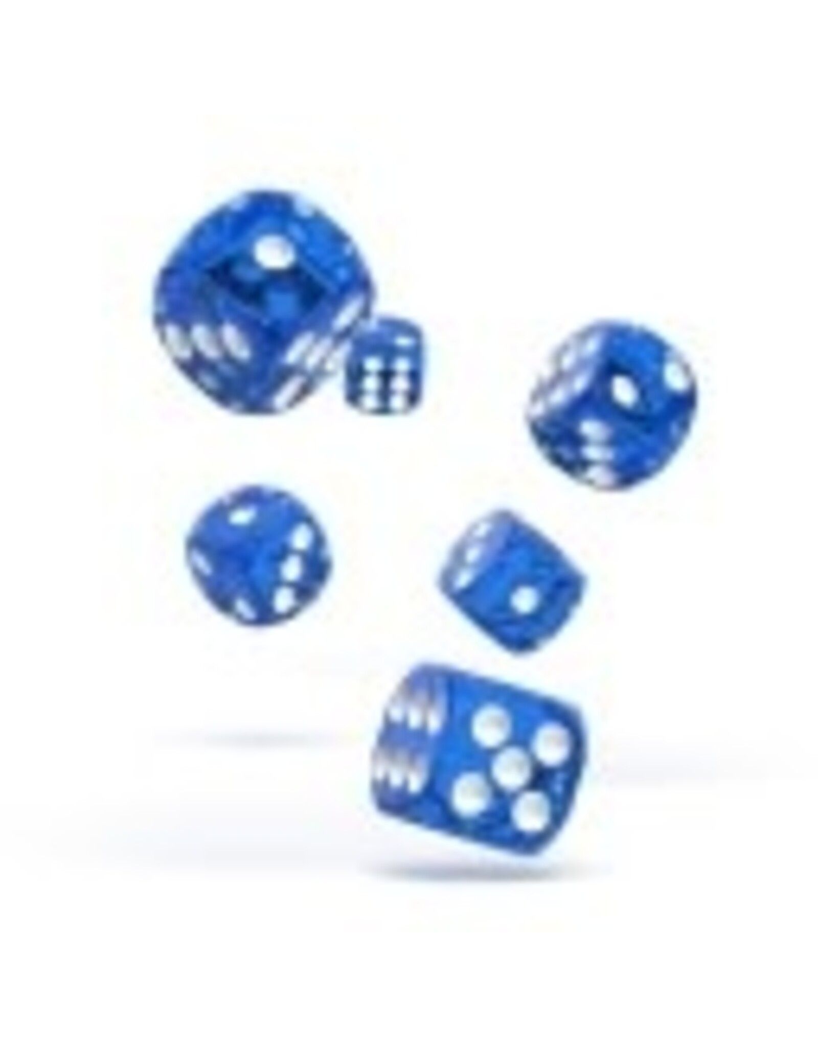 D6 12mm Speckled Light Blue