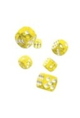 D6 12mm Translucent Yellow