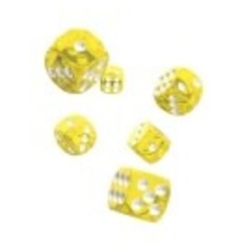 D6 12mm Translucent Yellow