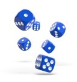 D6 Dice 12mm Solid- Blue