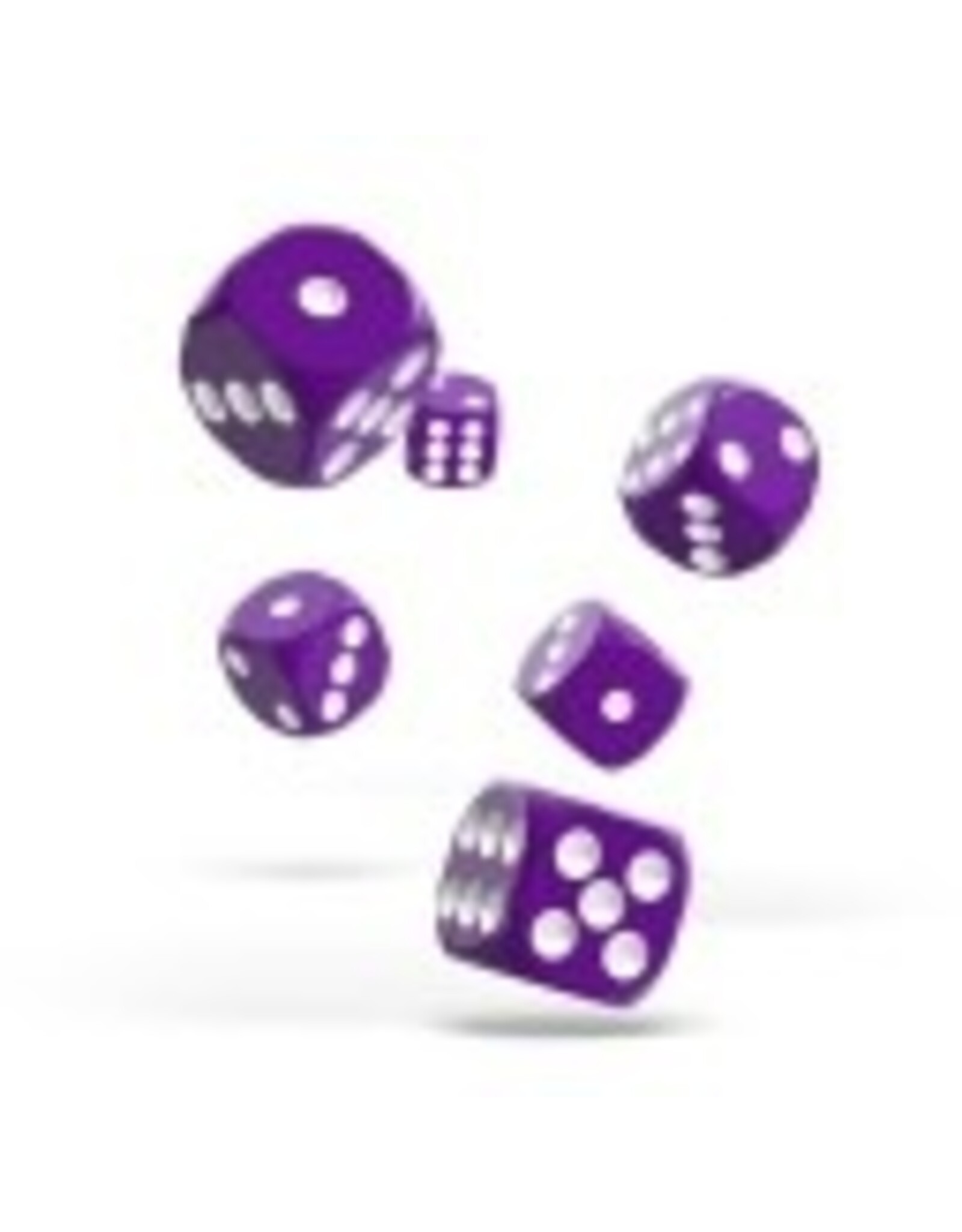 D6 Dice 12mm Solid- Purple
