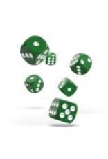 D6 12mm Solid Green