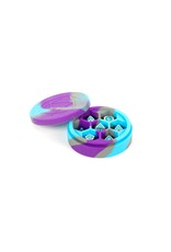 MDG Silicone Round Dice Case: Purple/Gray/L. Blue