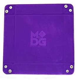 MDG Purple Velvet Folding Tray
