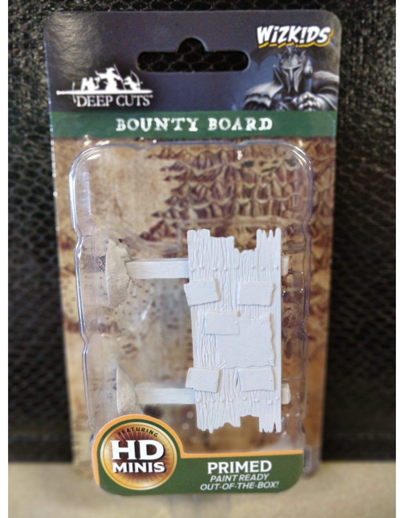 Wizkids WizKids Deep Cuts Unpainted Miniatures: W10 Bounty Board
