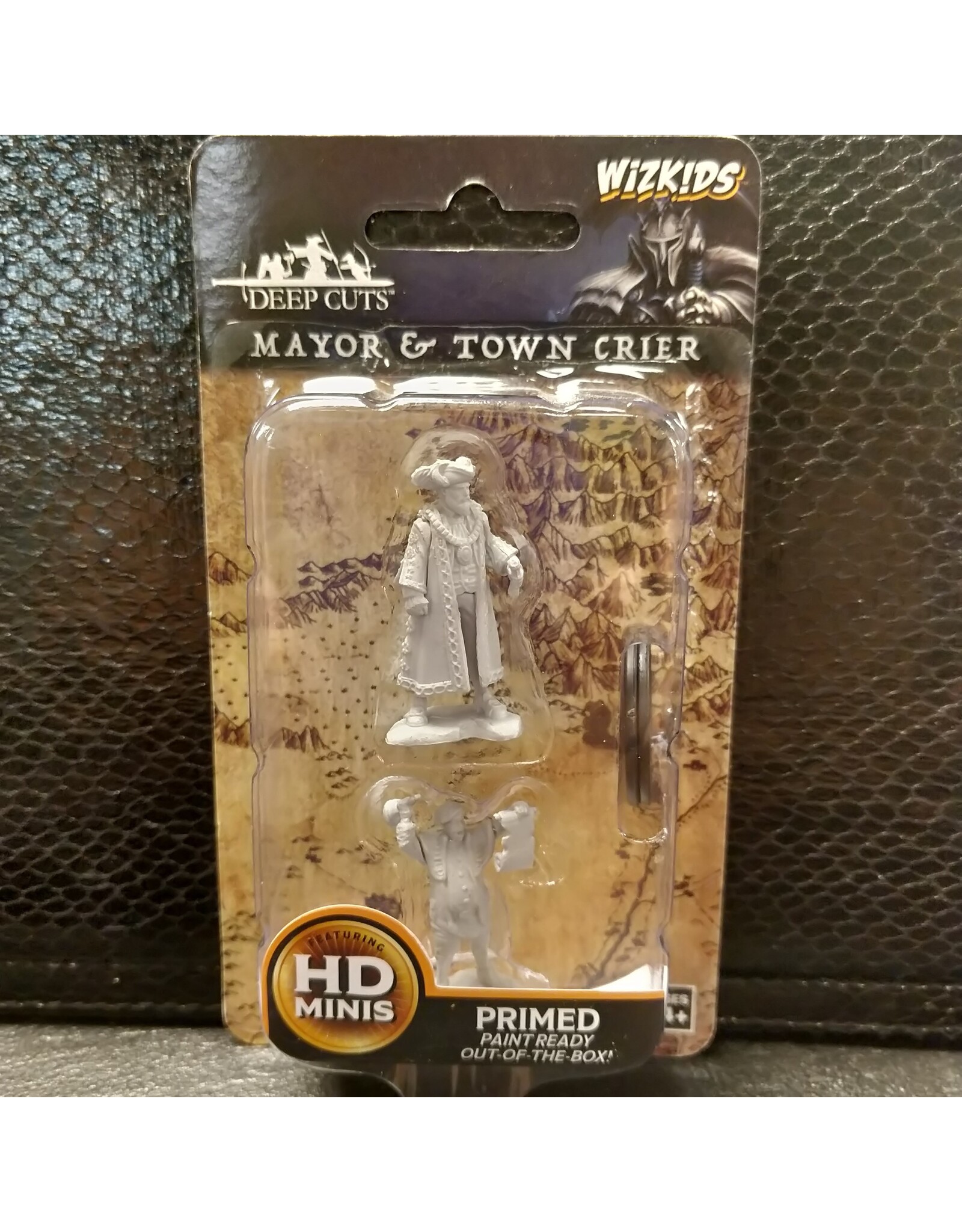 Wizkids WizKids Deep Cuts Unpainted Miniatures: W10 Mayor & Town Crier