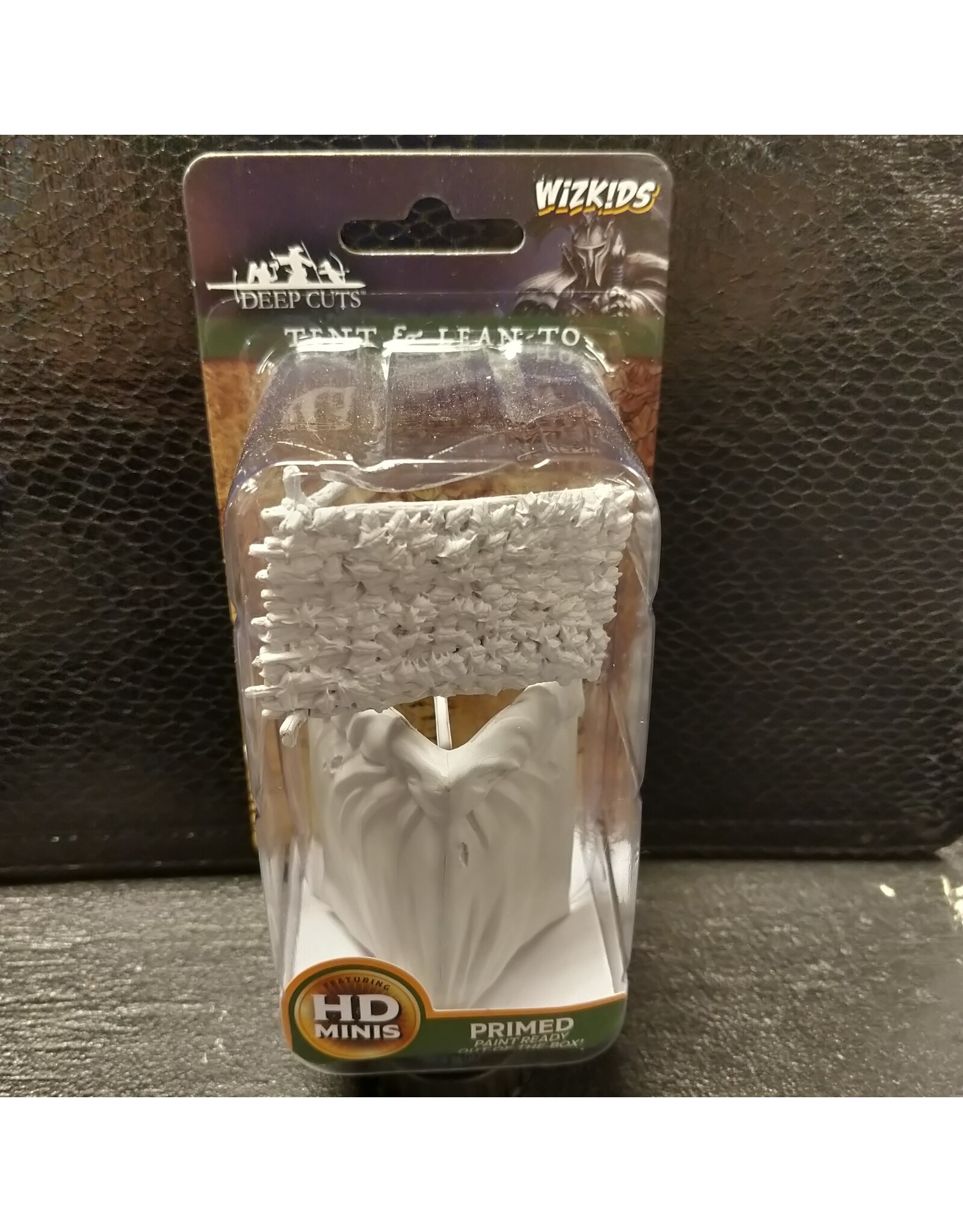 Wizkids WizKids Deep Cuts Unpainted Miniatures: W10 Tent & Lean-To