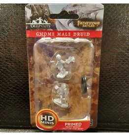 Pathfinder Deep Cuts Unpainted Miniatures: W5 Gnome Male Druid
