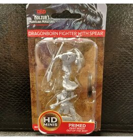 Dungeons & Dragons Nolzur's Marvelous Unpainted Miniatures: W5 Dragonborn Male Fighter with Spear