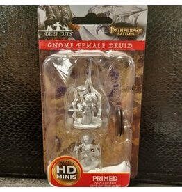 Pathfinder Deep Cuts Unpainted Miniatures: W5 Gnome Female Druid