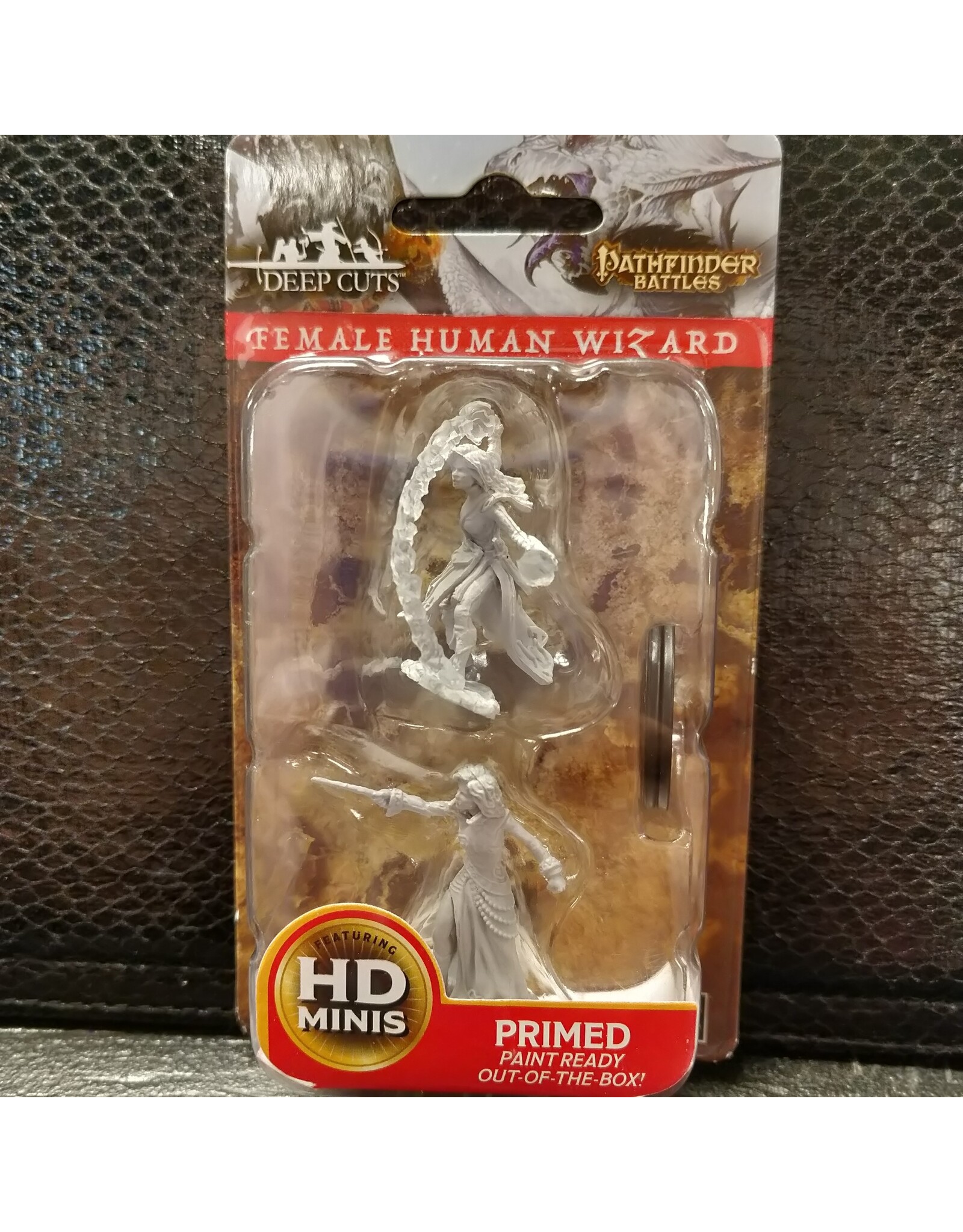 Pathfinder Deep Cuts Unpainted Miniatures: W6 Female Human Wizard