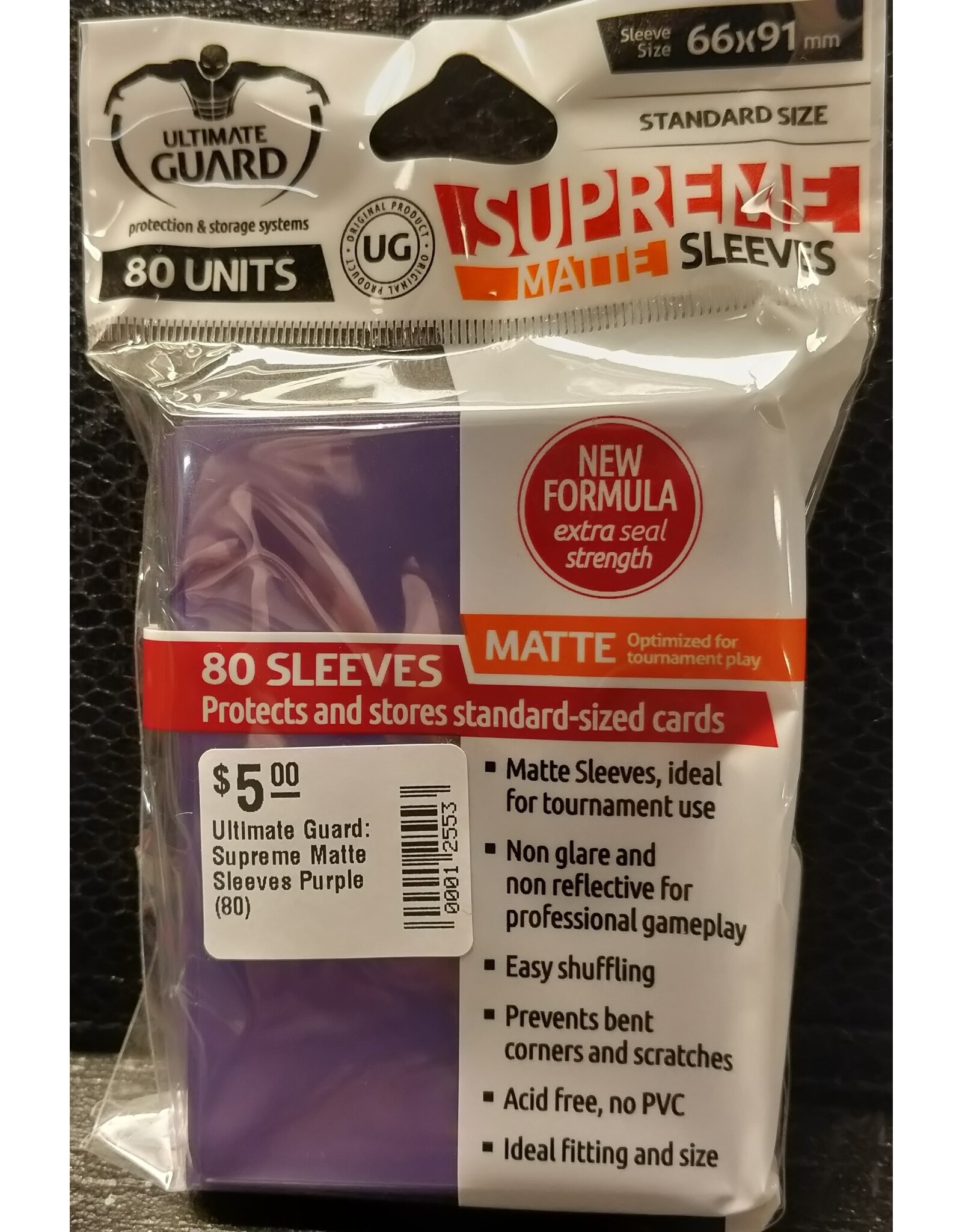 Ultimate Guard Ultimate Guard: Supreme Matte Sleeves Purple (80)