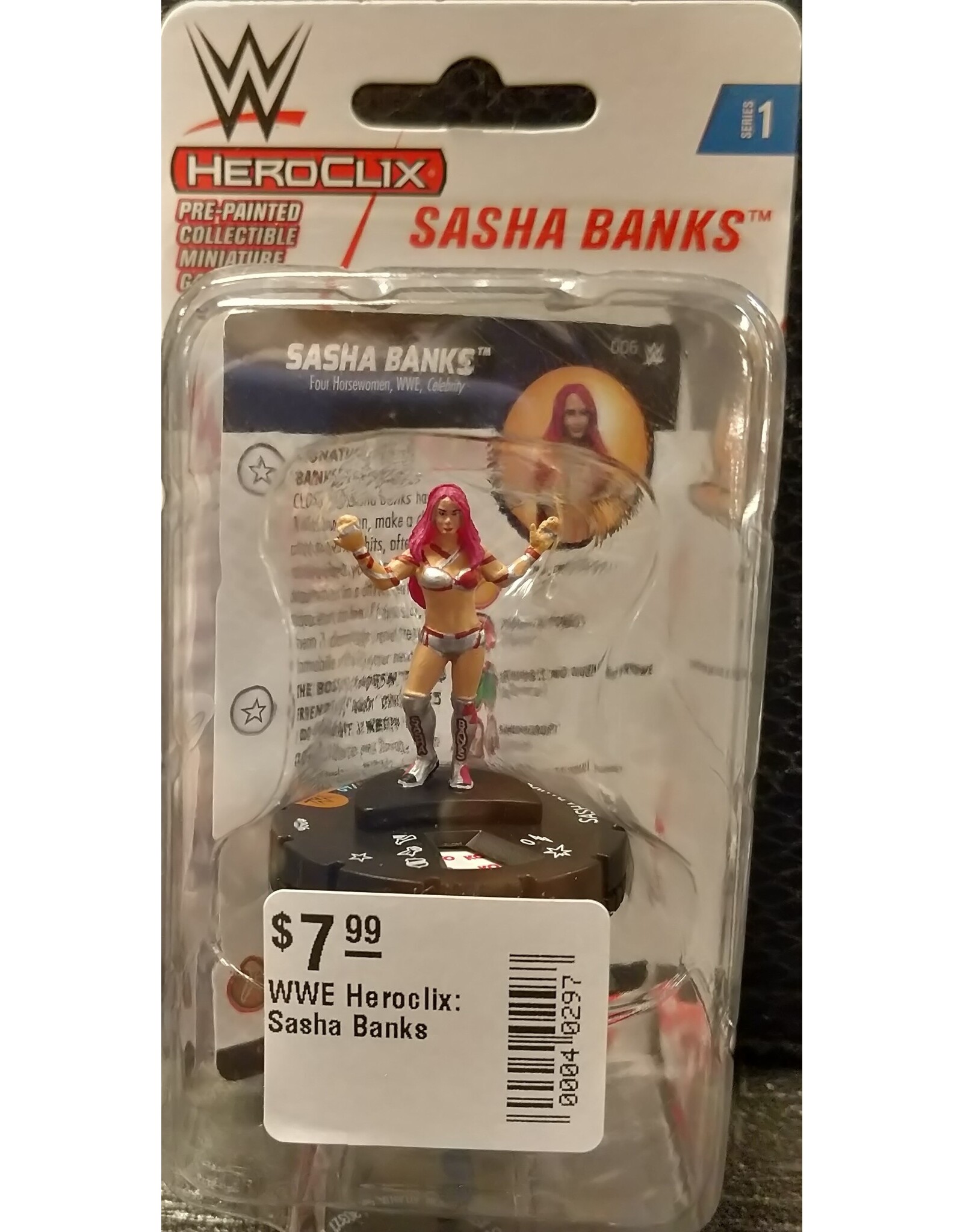 Wizkids WWE Heroclix: Sasha Banks