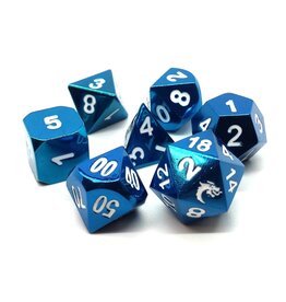 Old School Dice & Accesories Halfing Forged Electric Blue