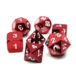 Old School Dice & Accesories Halfing Forged Electric Red