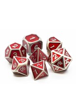 Old School Dice & Accesories Elven Forged: Metallic Red