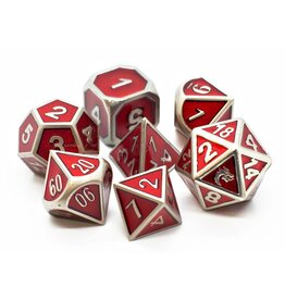 Old School Dice & Accesories Elven Forged: Metallic Red