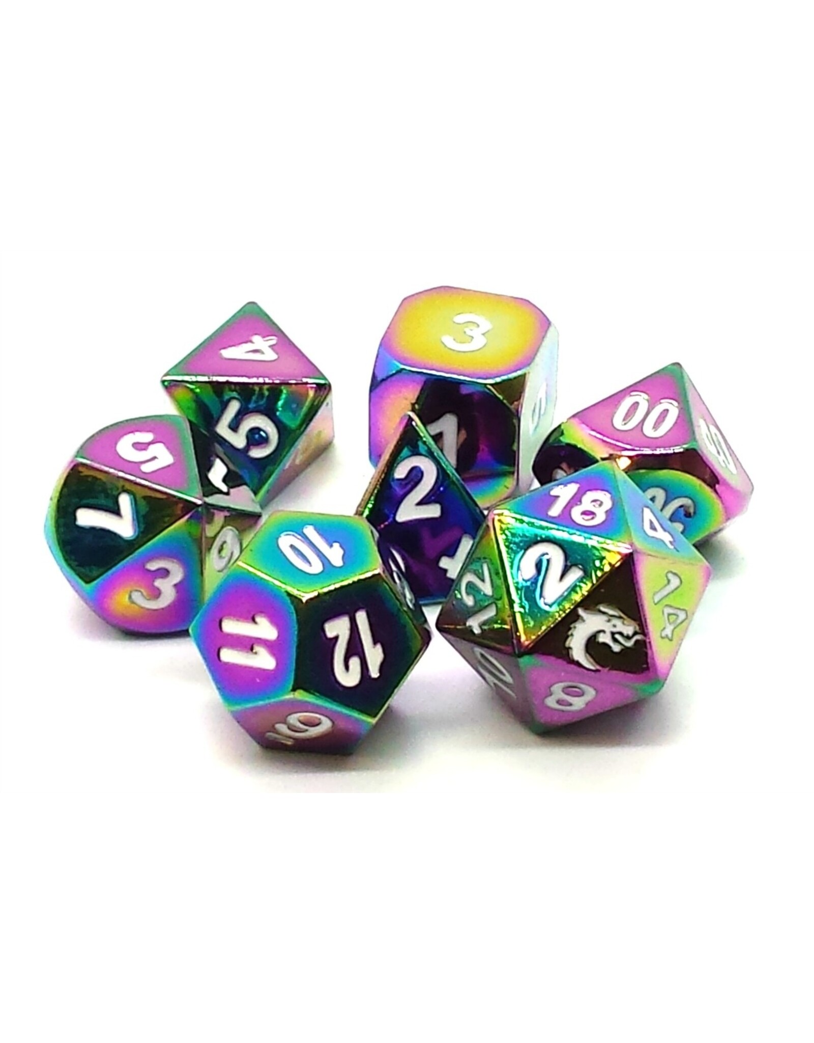 Old School Dice & Accesories Halfling Forged: Brilliant Rainbow