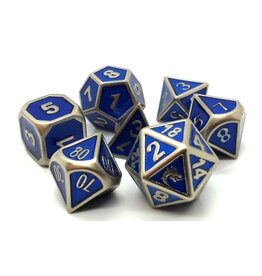 Old School Dice & Accesories Elven Forged: Metallic Blue