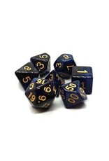 Old School Dice & Accesories Galaxy Deep Blue & Black