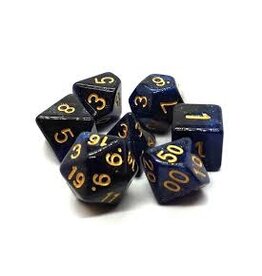 Old School Dice & Accesories Galaxy Deep Blue & Black