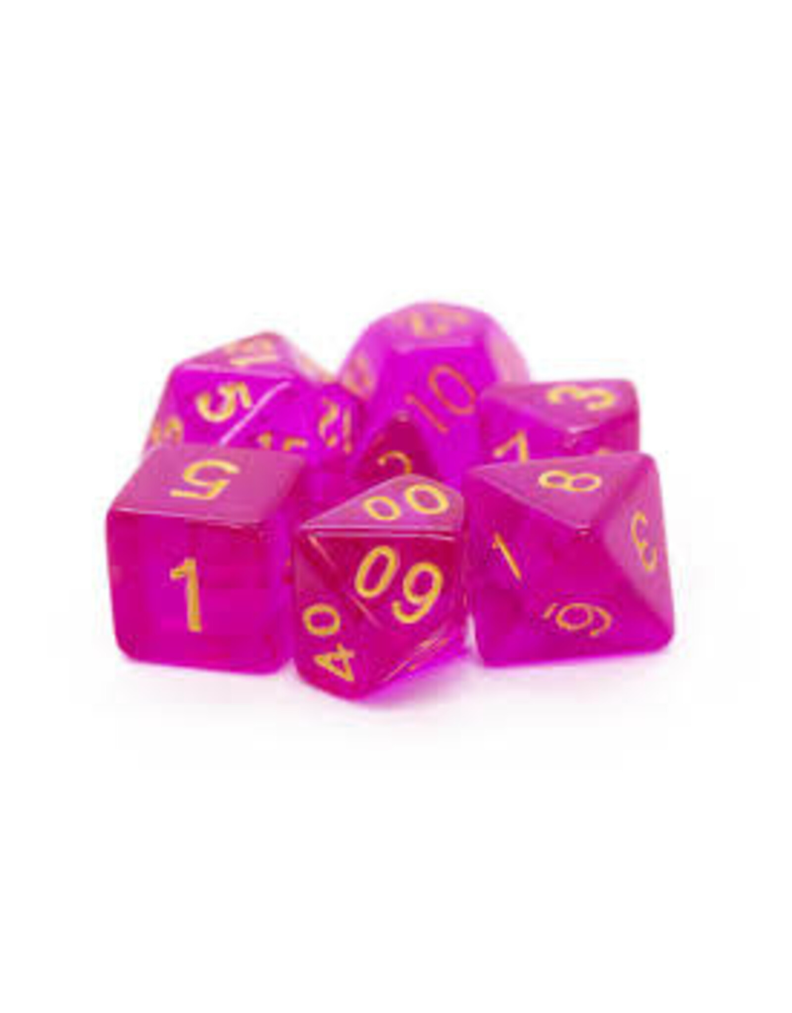 Old School Dice & Accesories Translucent Magenta