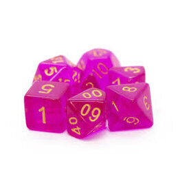 Old School Dice & Accesories Translucent Magenta