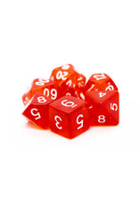 Old School Dice & Accesories Translucent Red