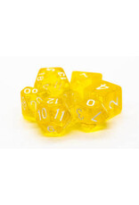 Old School Dice & Accesories Translucent Yellow