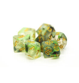 Old School Dice & Accesories Luminous Snake Venom