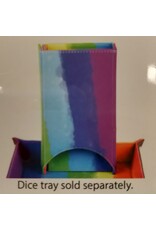 MDG Dice Tower: Watercolor Rainbow
