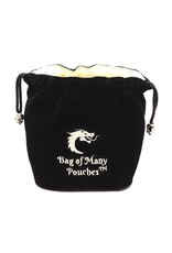 Old School Dice & Accesories Bag of Many Pouches: Black