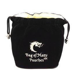 Old School Dice & Accesories Bag of Many Pouches: Black