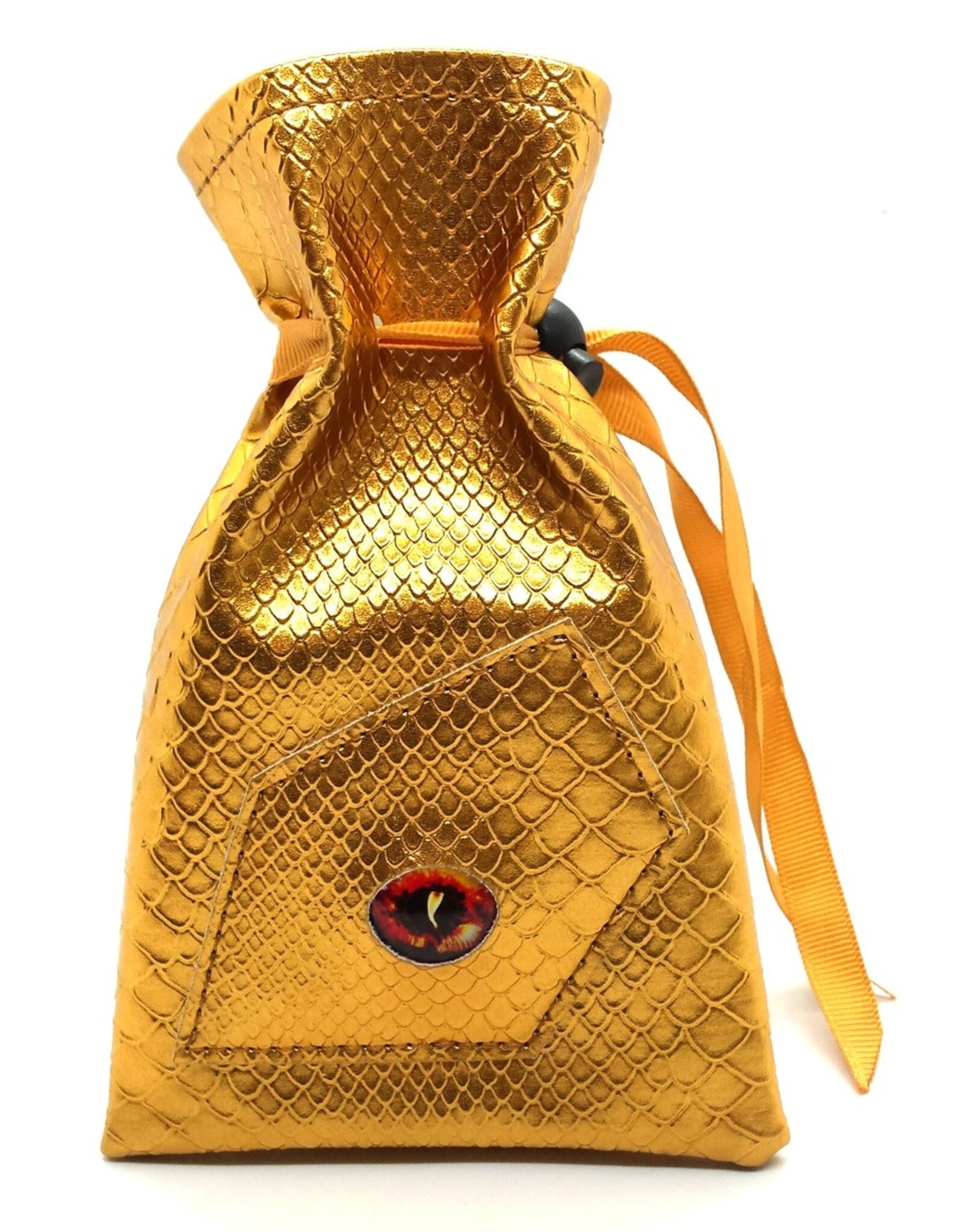 Old School Dice & Accesories Dragon Eye Dice Bag: Gold Dragon