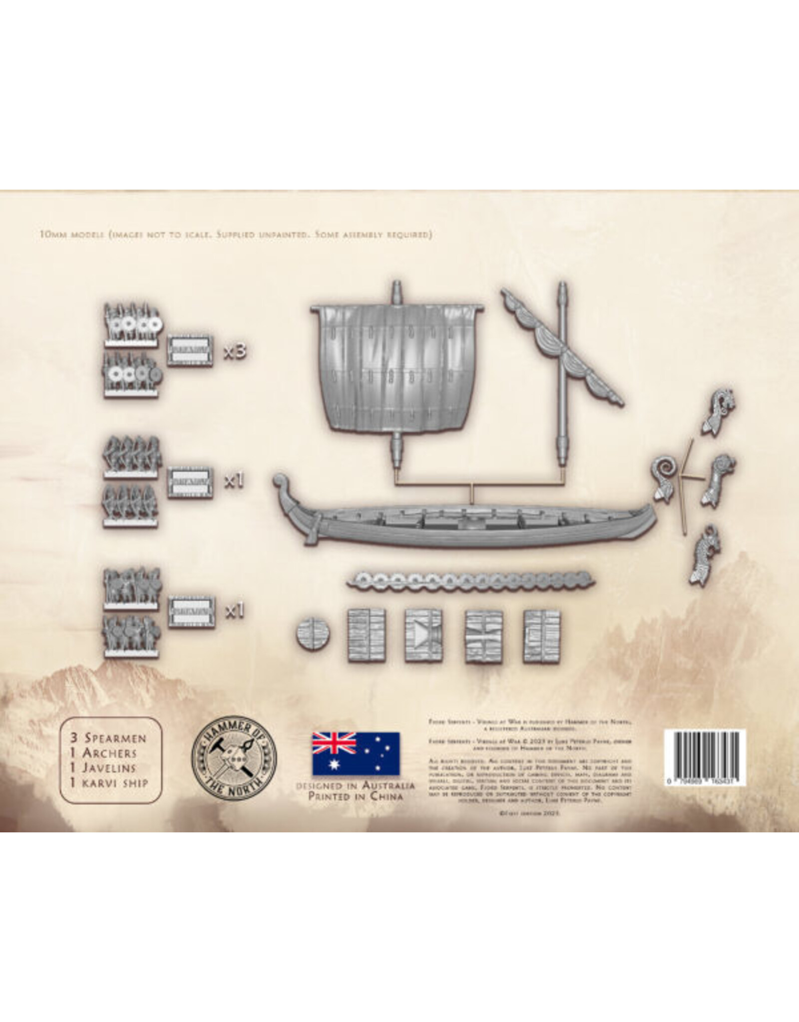 Hammer of the North Fjord Serpents Karvi Longship Booster Set