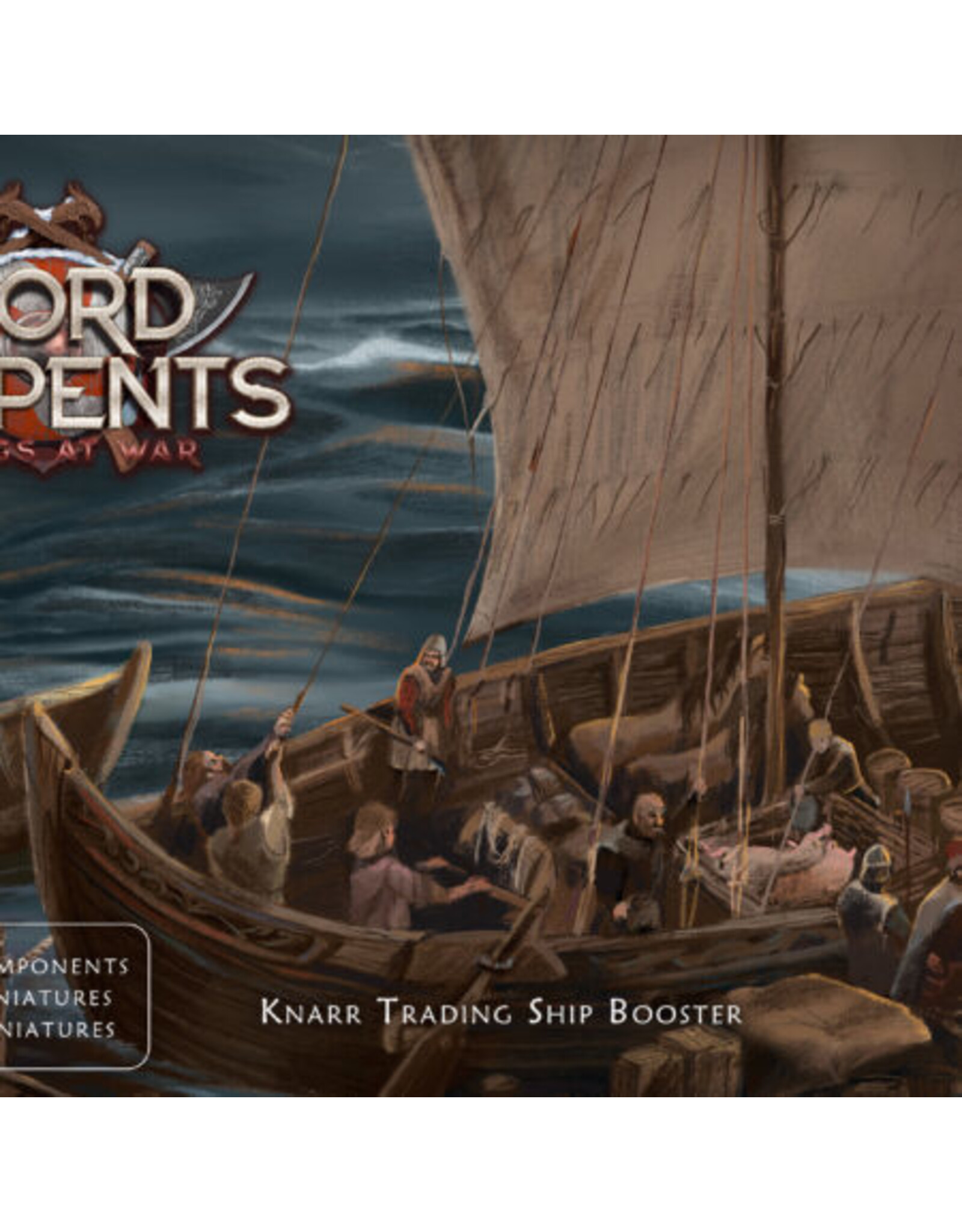 Hammer of the North Fjord Serpents Knarr Trading Ship Booster Set