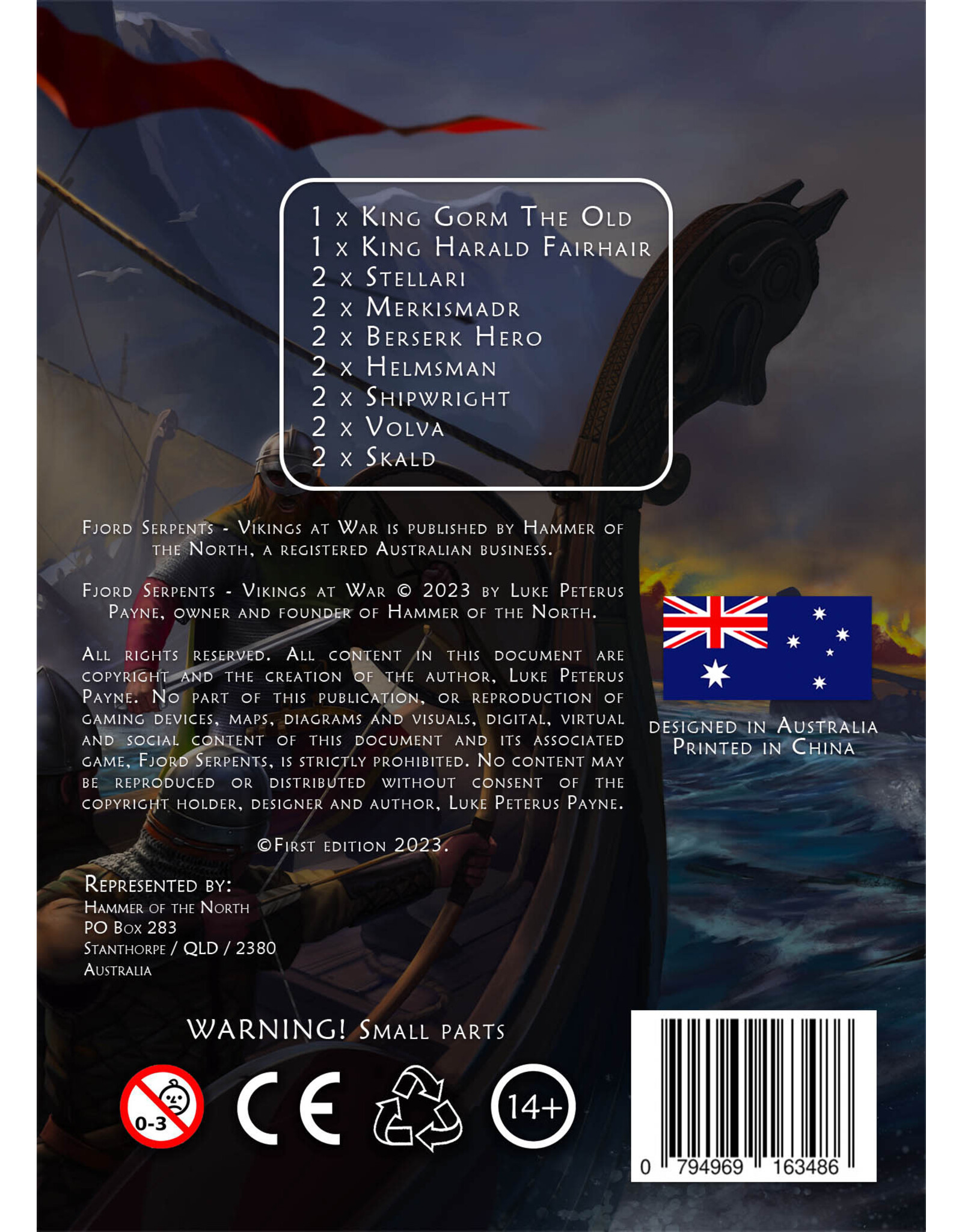 Hammer of the North Fjord Serpents Heroes & Kings Blister