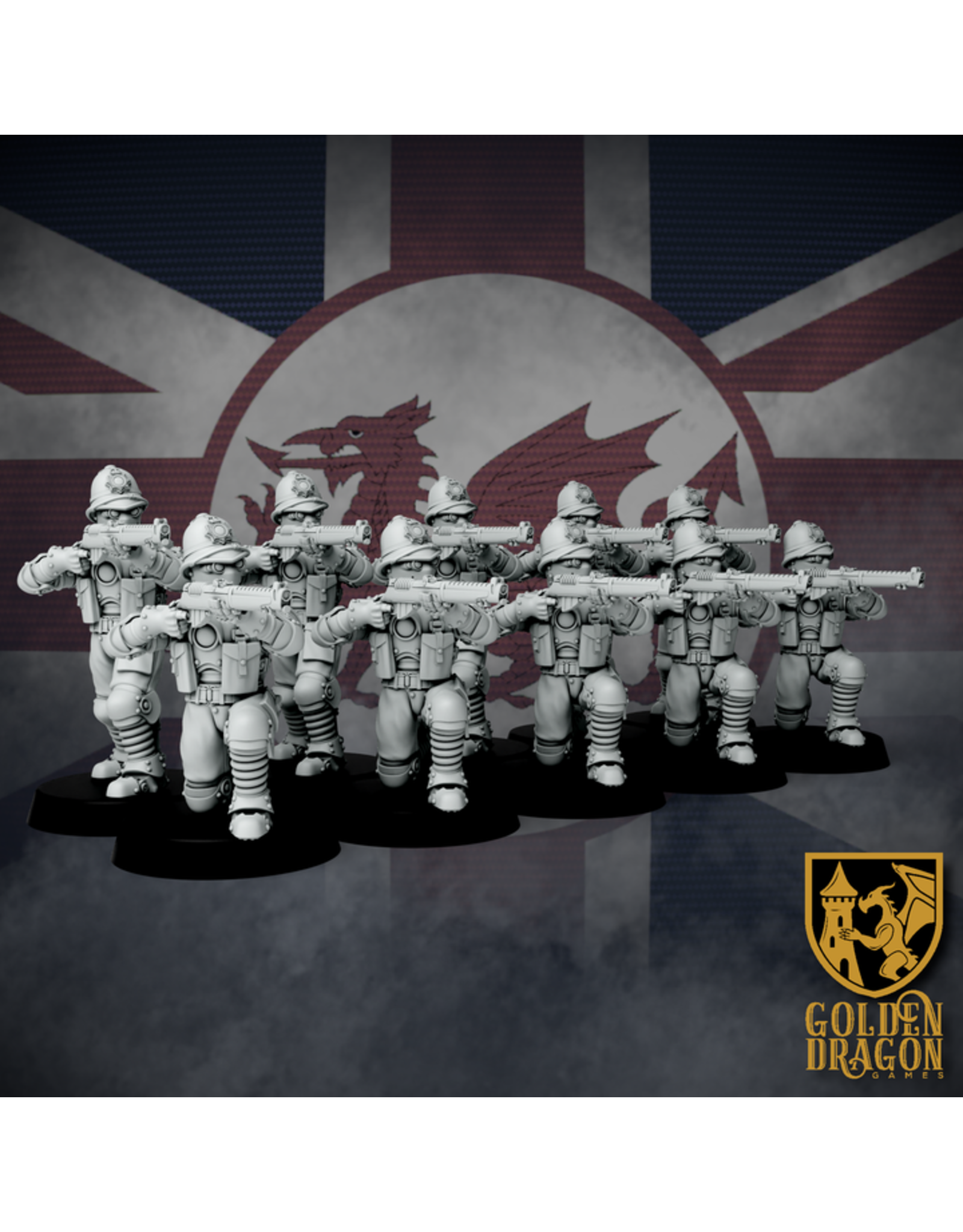 Golden Dragon Games British Empire - Automaton Rifle Infantry