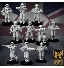 Golden Dragon Games British Empire - Automaton SMG Infantry