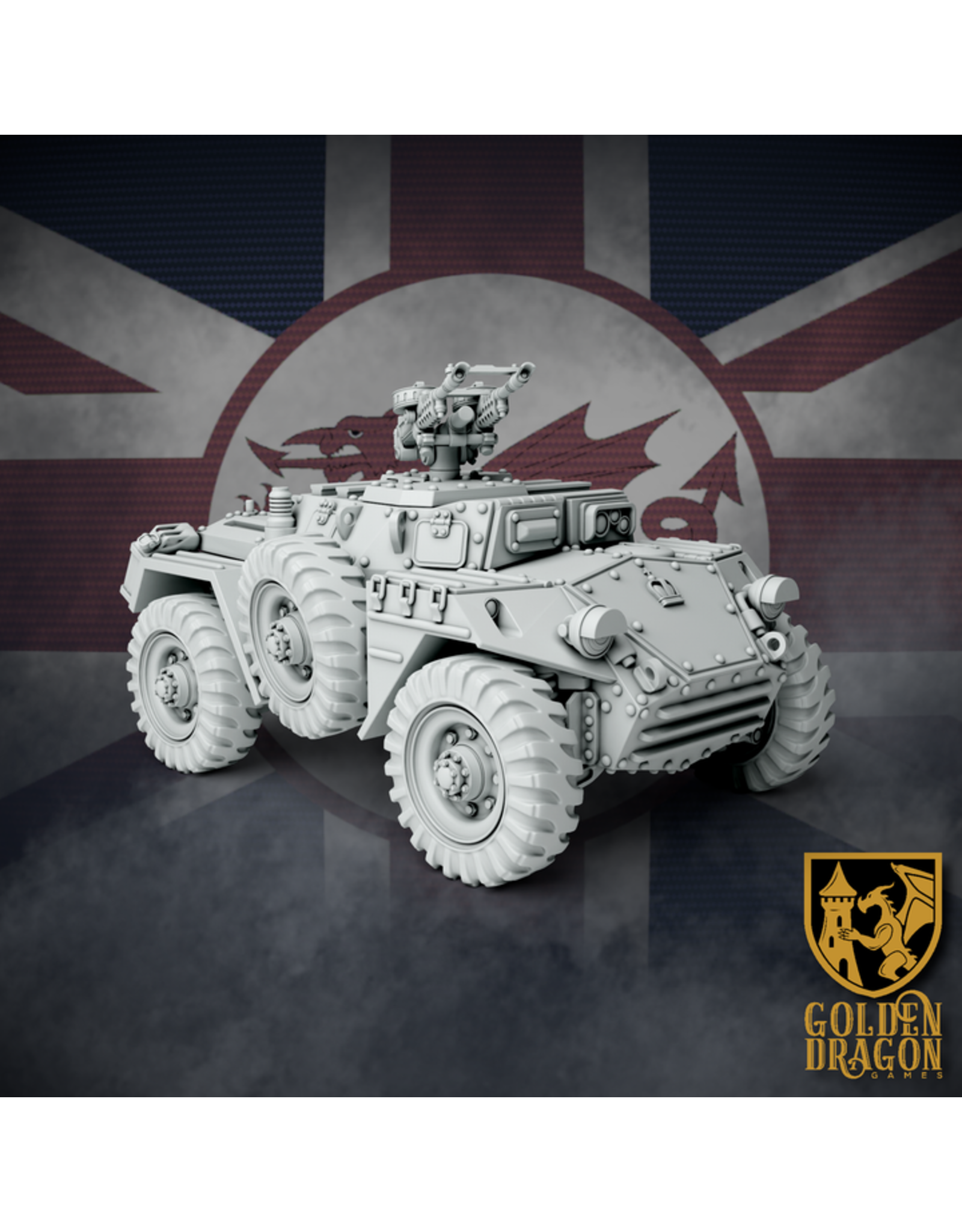 Golden Dragon Games British Empire - Recon Armored Car Mk. II, "Bedivere"