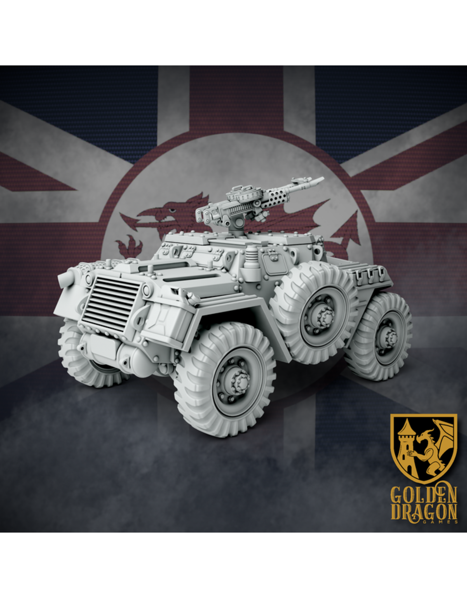 Golden Dragon Games British Empire - Recon Armored Car Mk. II, "Bedivere"